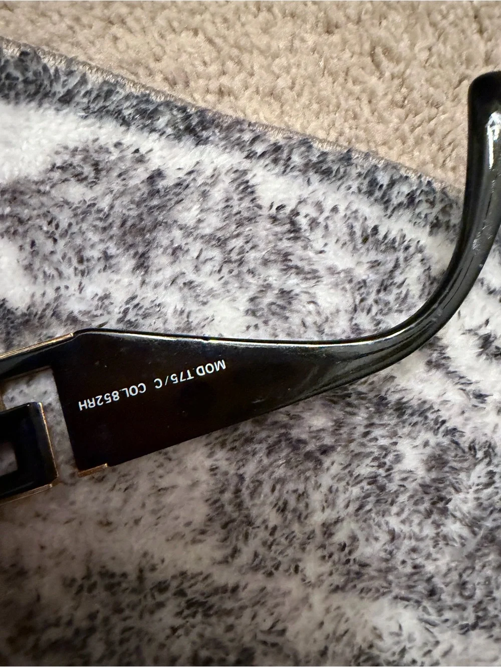 Versace Black Sunglasses with Gold Crystal Greek Key Accents